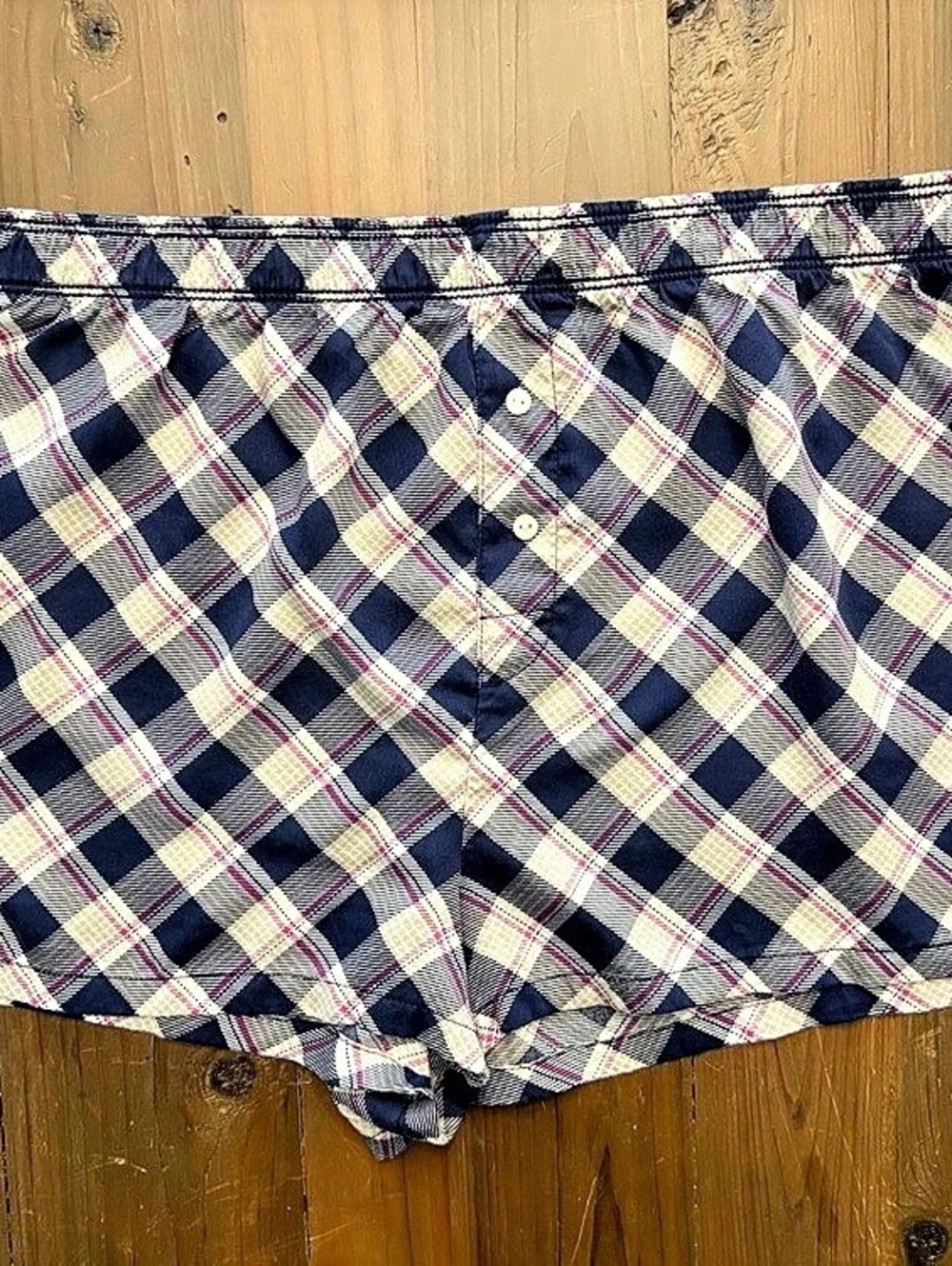 Victoria’s Secret PINK Plaid Tencel Pajama Shorts M